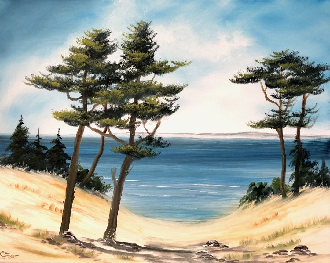 Windfl&uuml;chter am Meer