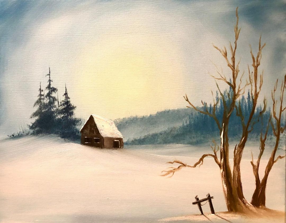 Ein Morgen im Winter