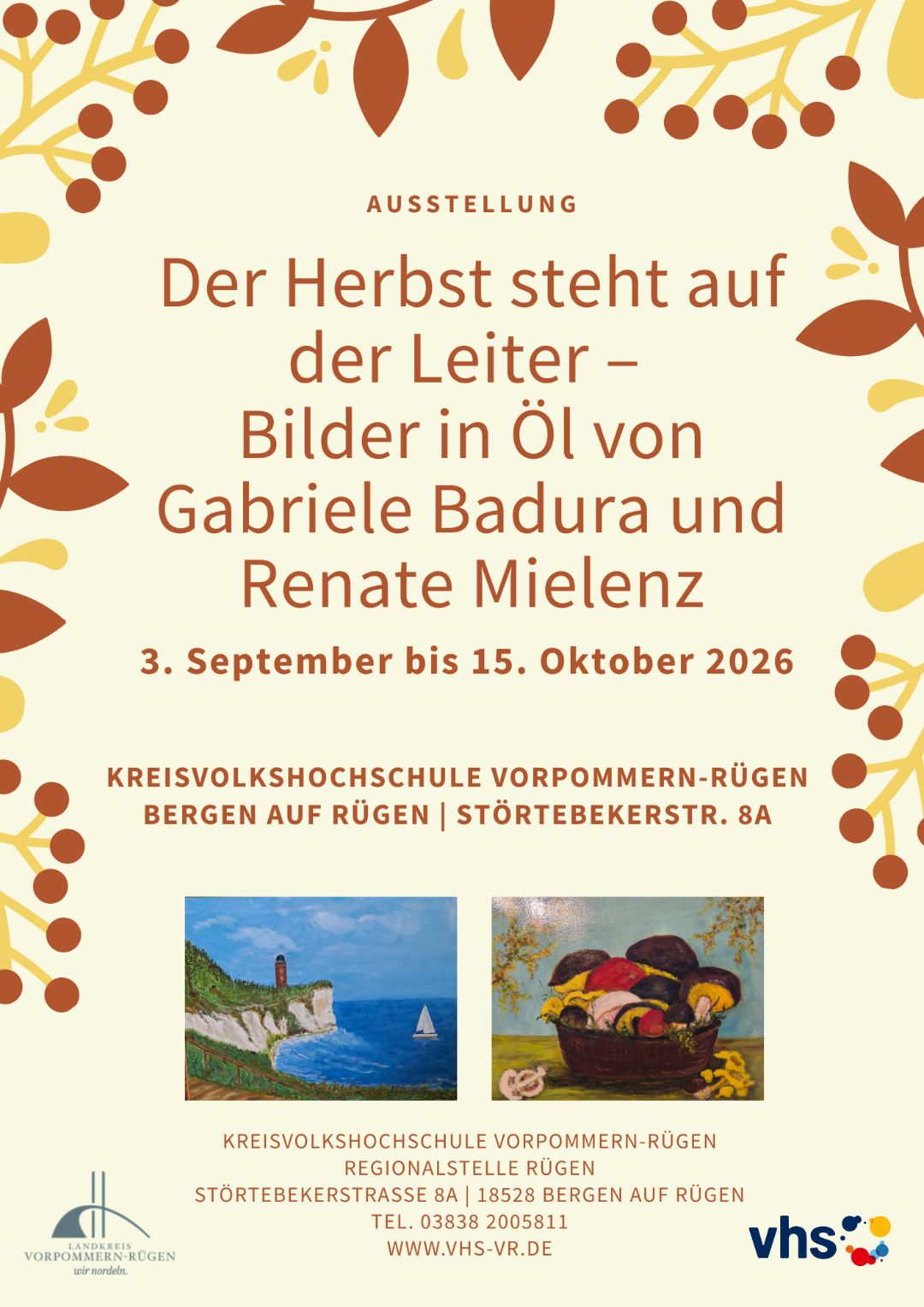 Flyer zur Ausstellung