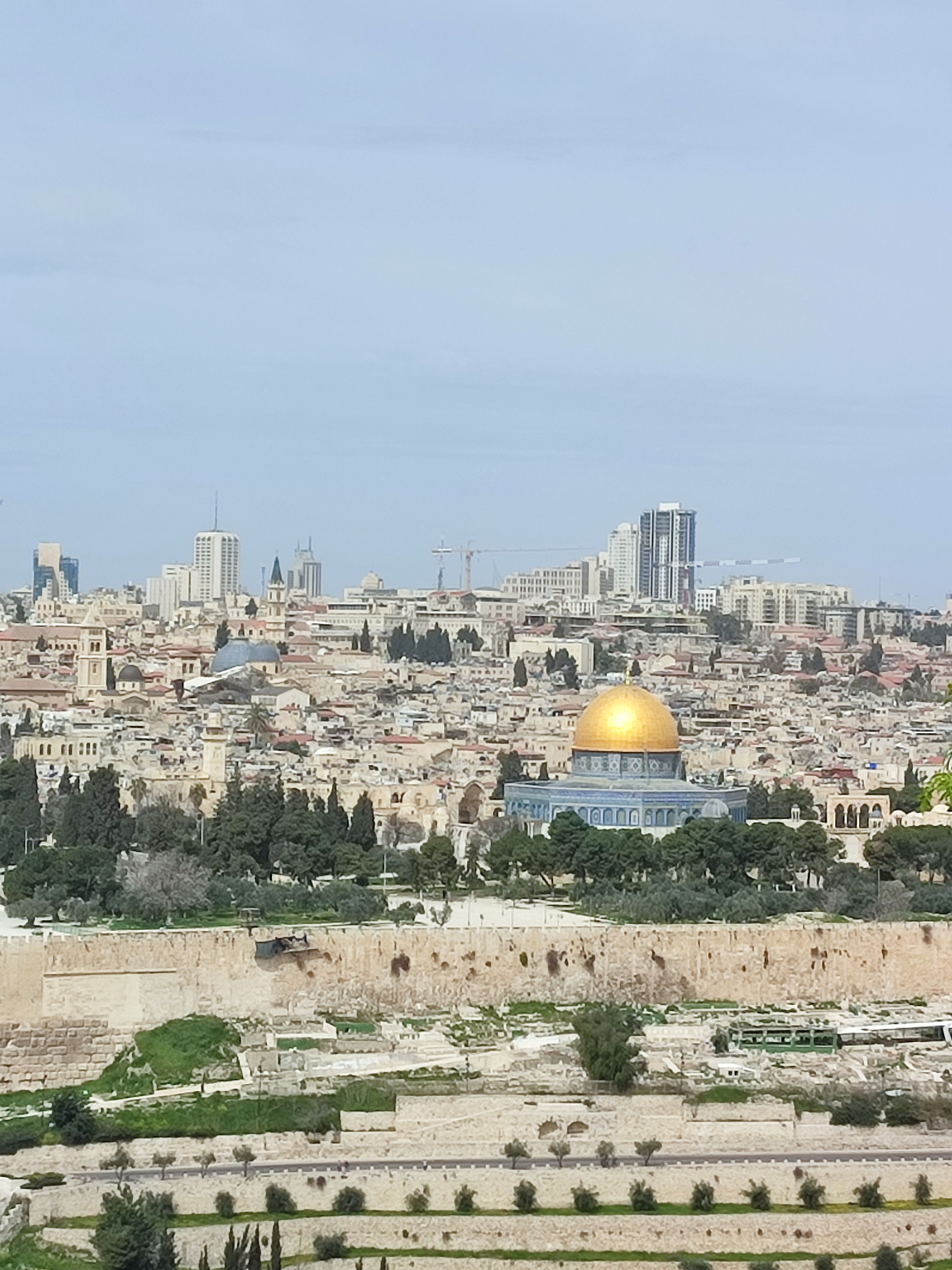 Blick auf Jerusalem.